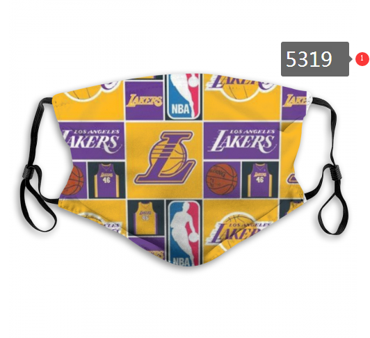 2020 NBA Los Angeles Lakers #3 Dust mask with filter